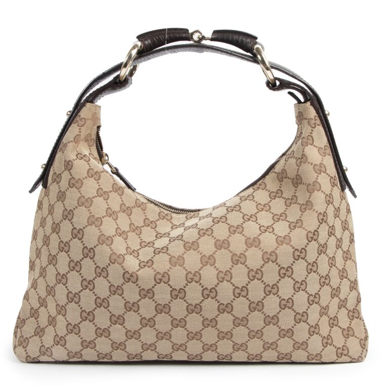 Monogram shop gucci bag
