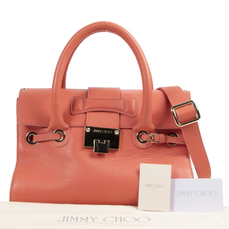 Jimmy Choo Calfskin Rosalie Top Handle Bag Labellov Buy and