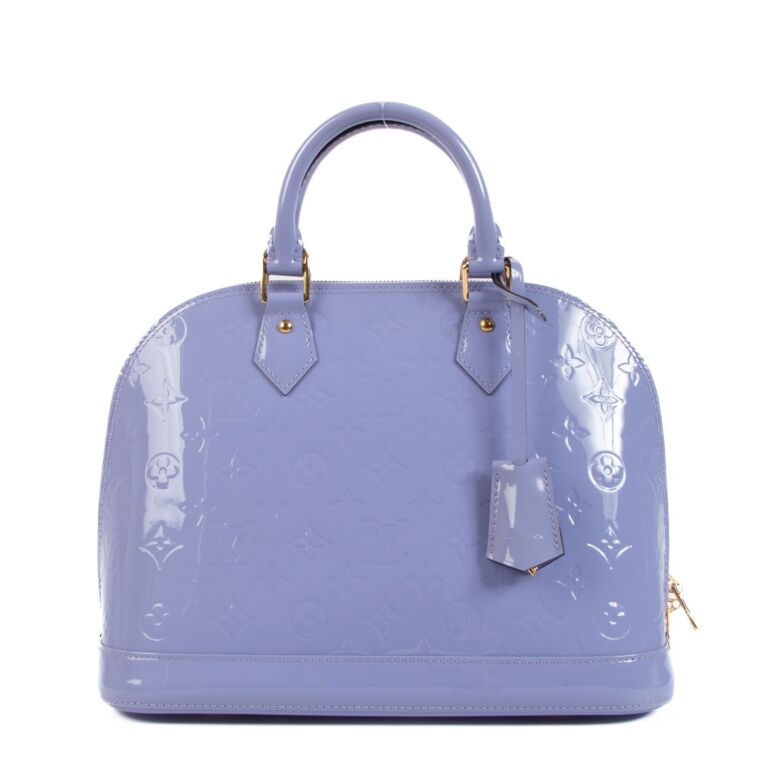 Louis Vuitton Lilac Monogram Vernis Leather Alma PM Bag