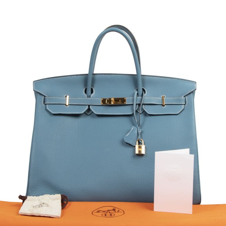 Hermès Blue Royal Togo Birkin 40 QGB0H532BB003