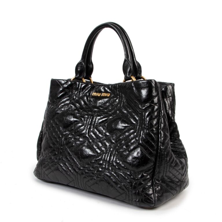 Miu Miu Vitello Shine Trapu Shoulder Bag ○ Labellov ○ Buy Miu Miu Vitello Shine Trapu Shoulder Bag ○ Labellov ○ Buy