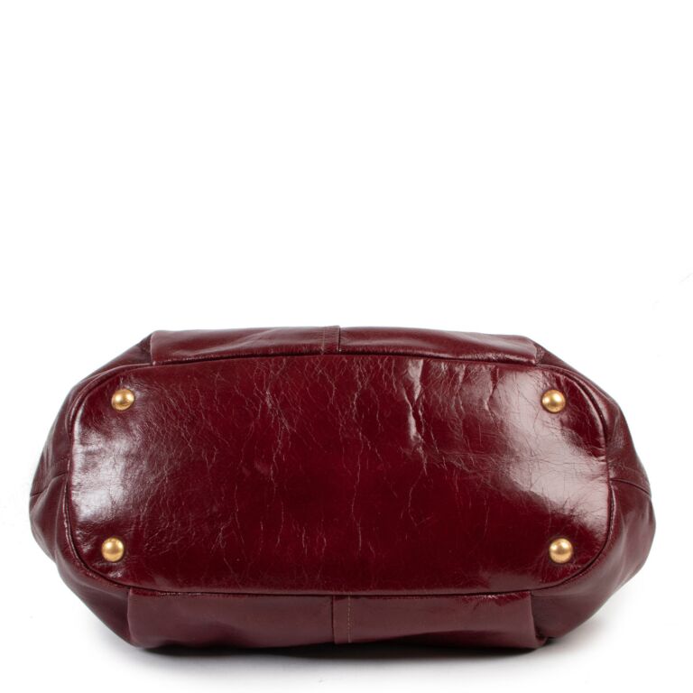 Prada Burgundy Shoulder bag ○ Labellov ○ Buy and Sell