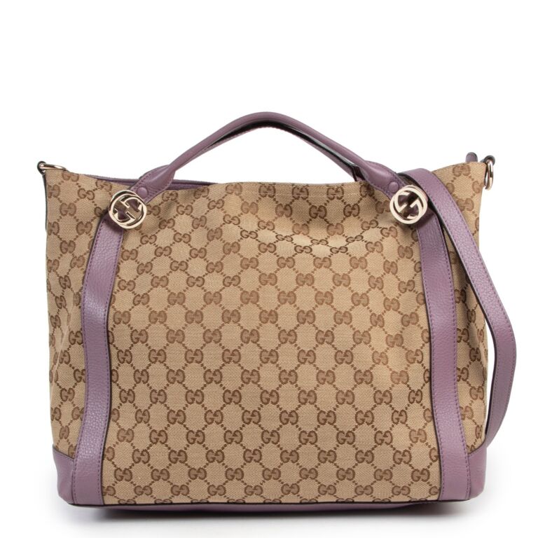 Gucci Monogram GG Canvas 2way Shoulder bag Labellov Buy and Sell Authentic Luxury