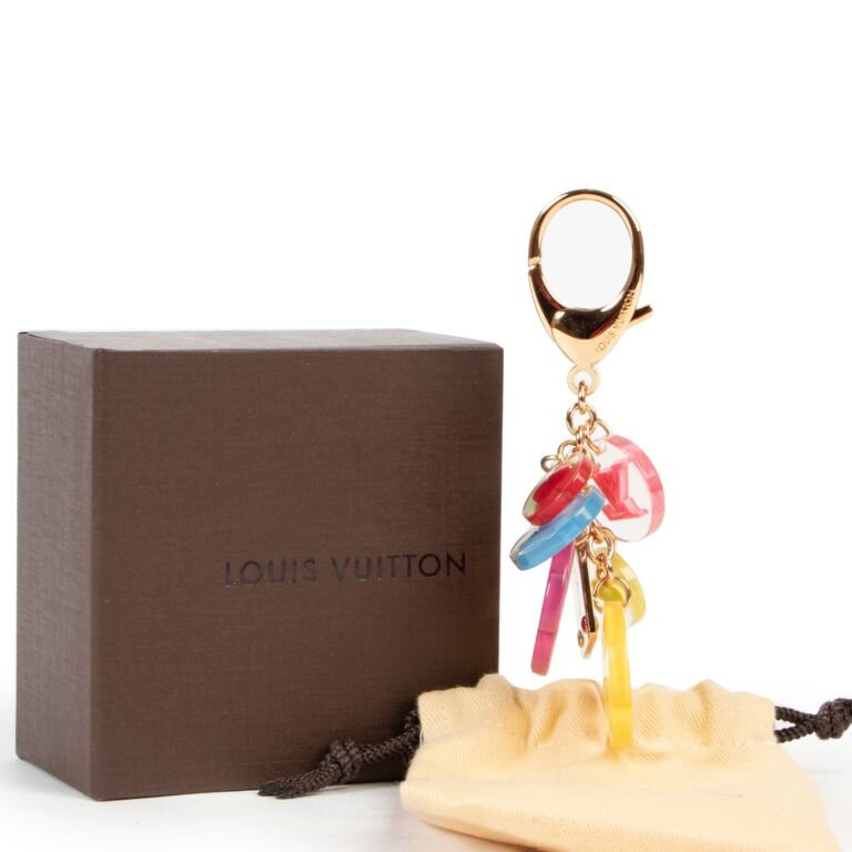 Louis Vuitton Gold Monogram Pretty Charms Key Ring Multiple colors