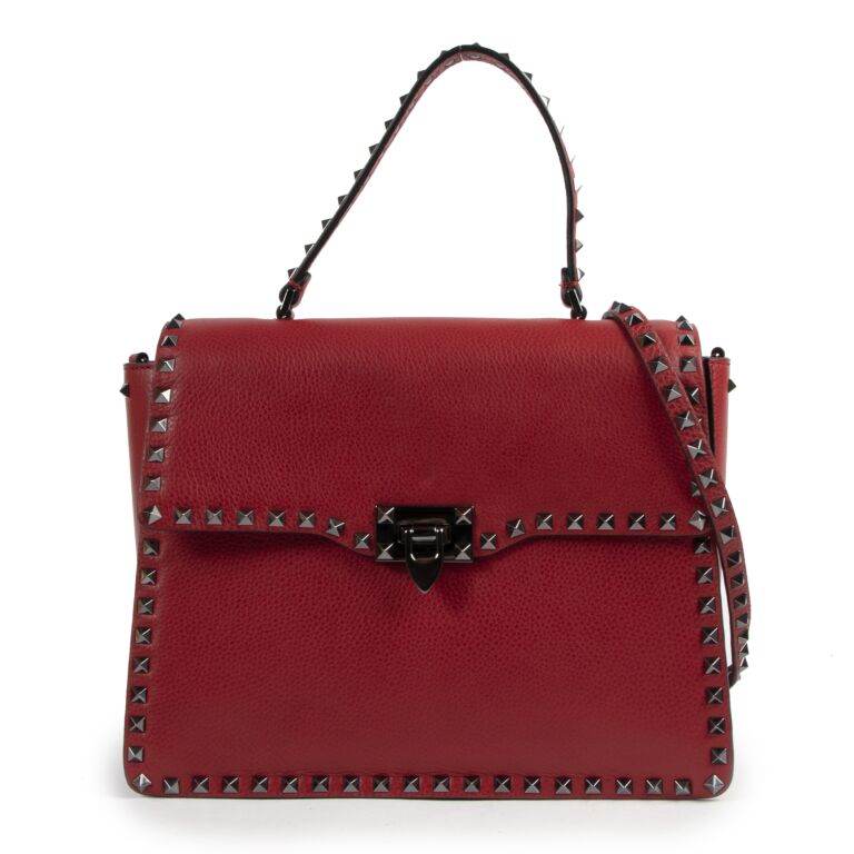 Valentino bag red studs clearance