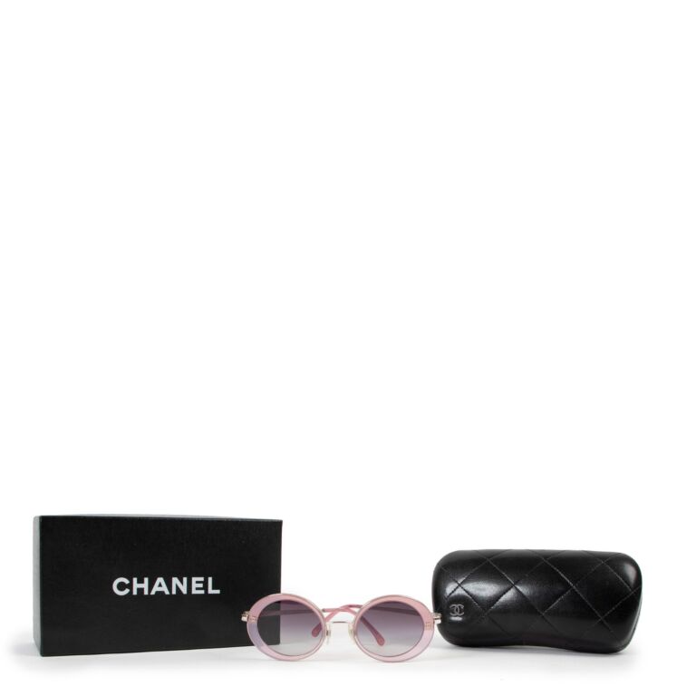 Sunglasses Chanel Pink in Plastic - 19533333