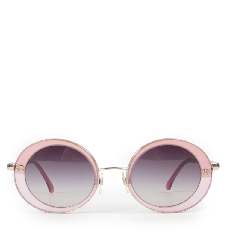 chanel aviator sunglasses pink