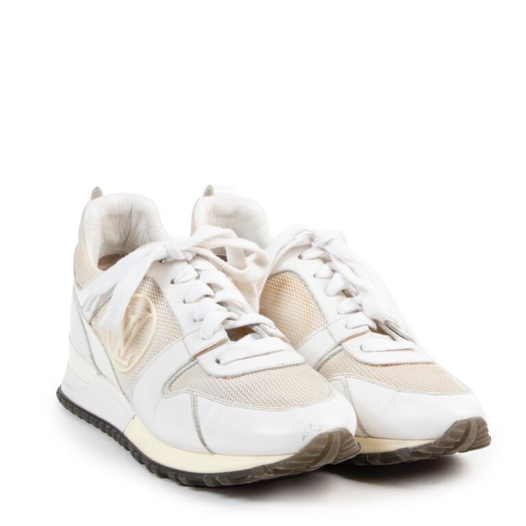 Louis Vuitton Run Away Sneaker, White, 36 (Stock Check Required)