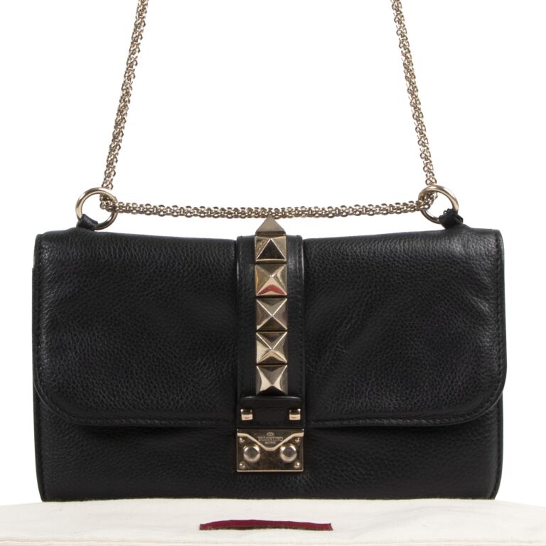 Valentino black bag with studs outlet
