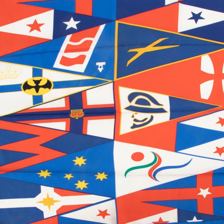 Louis Vuitton Cup 2000 Limited Edition Silk Scarf