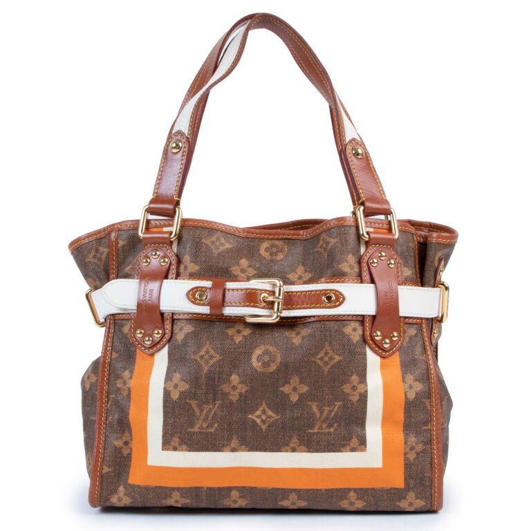 Louis Vuitton Monogram rayures Tisse Sac PM