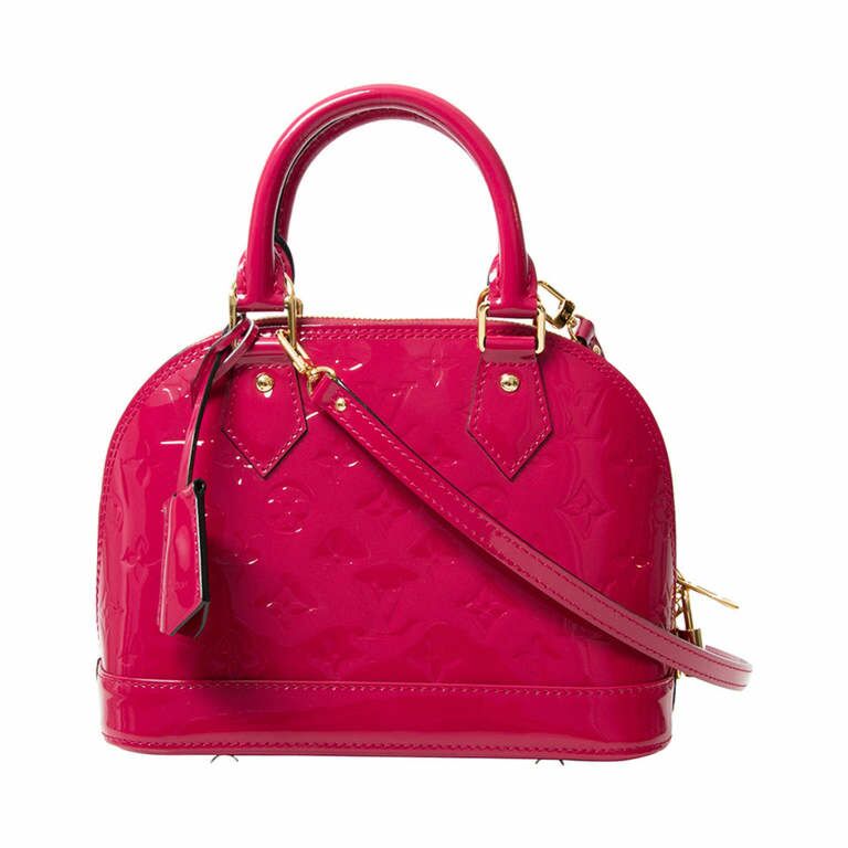 Louis Vuitton Monogram Vernis Leather Cherry Alma BB A