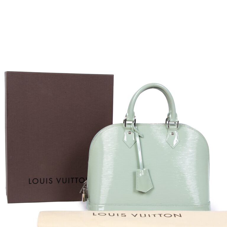 Louis Vuitton Mint Green Epi Leather Alma PM Labellov Buy