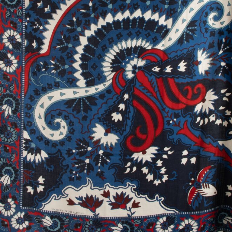 Hermes best sale paisley scarf