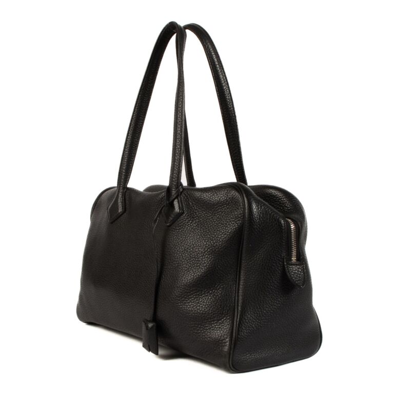 エルメス HERMÈS ヴィクトリア 35 バッグ ブラック □L 新品同様 エルメス HERMÈS ヴィクトリア 35 バッグ ブラック □L 新品同様