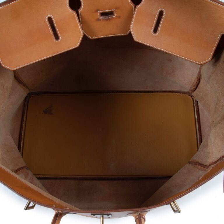 Herm s HAC 55 Cognac Barenia Labellov Buy and Sell Authentic