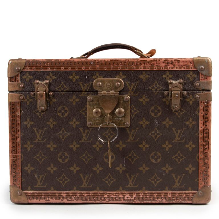 Louis Vuitton Monogram Vintage Trunk Vanity Case Pharmacy Box