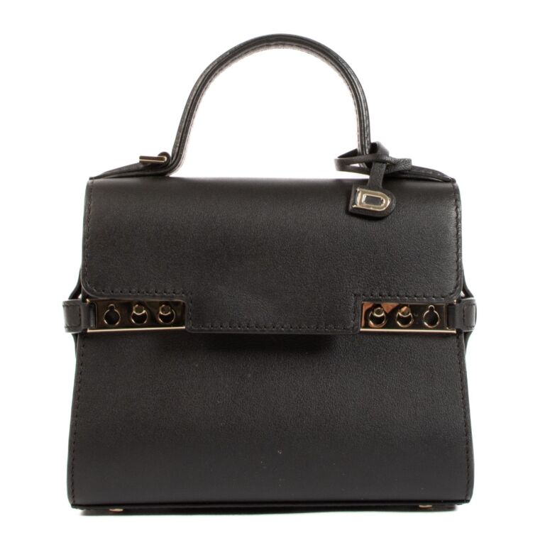 Delvaux Tempête Micro Black Supple Calf ○ Labellov ○ Buy and