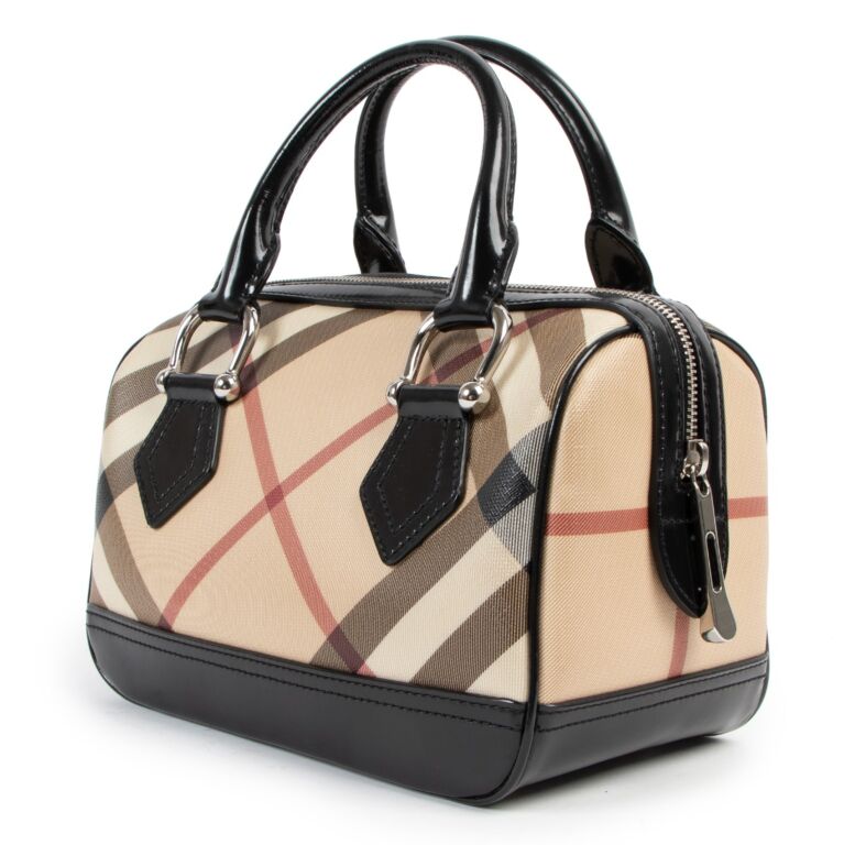 Burberry Check Top Handle Alma Bag ○ Labellov ○ Buy and Sell Authentic  Luxury