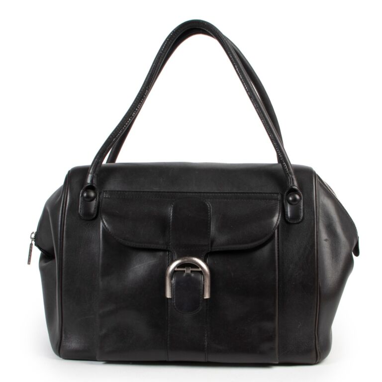 Delvaux Black Brillant 12H Fauve Bourgogne Bag Labellov Buy and Sell ...