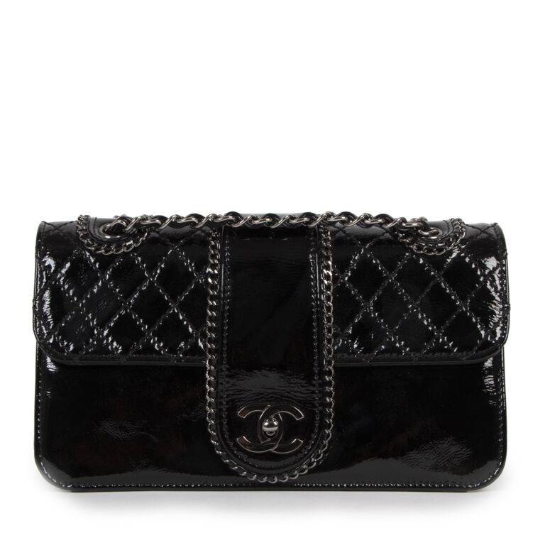 Chanel Black Patent Leather Madison Flap Bag ○ Labellov ○ Buy