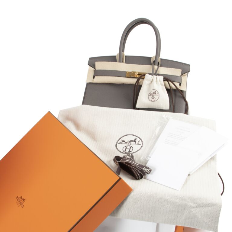 Hermès Birkin Etain Togo Handbag