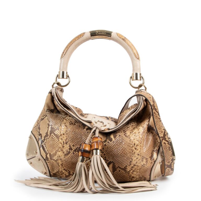 Gucci snakeskin clearance hobo bag