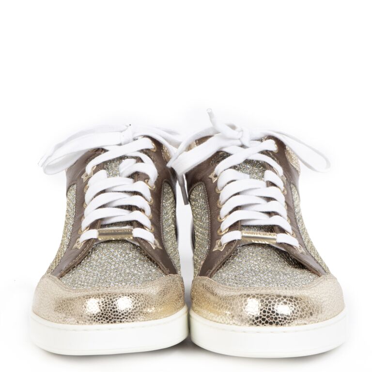 Jimmy choo miami trainers sale hot sale