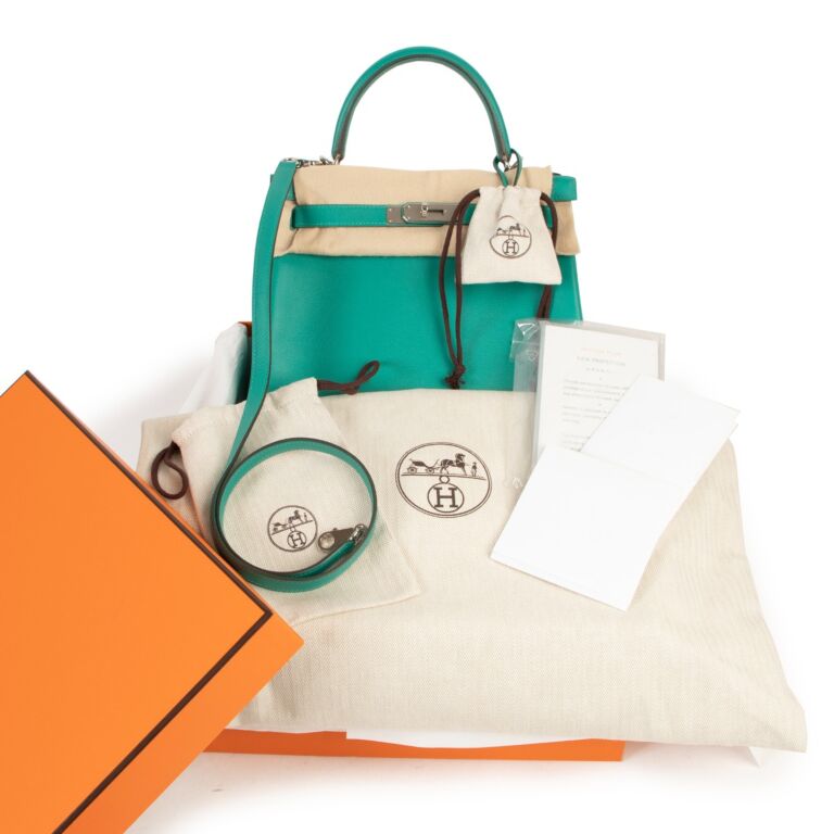 Hermes Kelly 28 Retourne Lime Evercolor Gold Hardware #D - Vendome Monte  Carlo