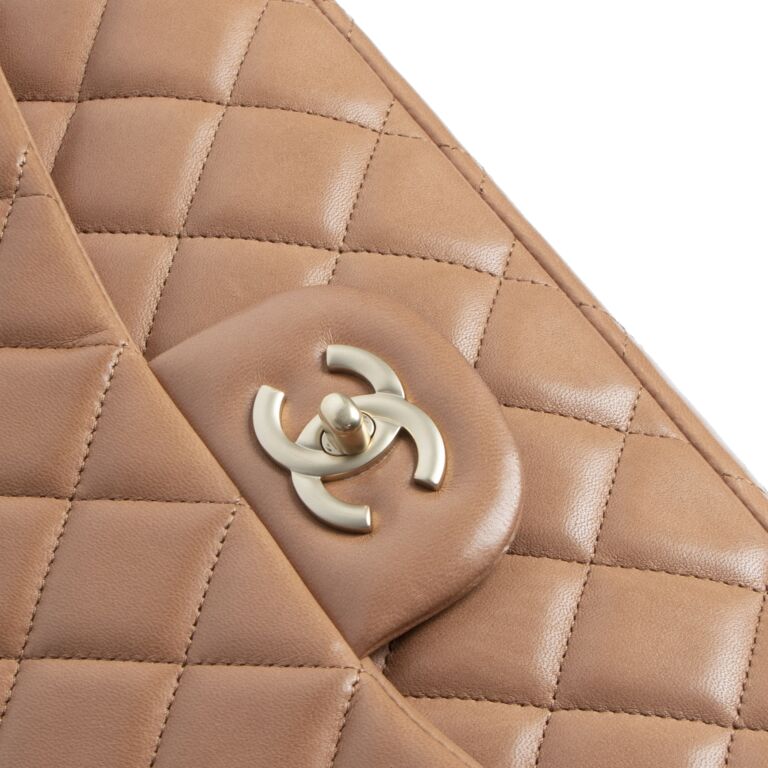 Chanel camel flap bag shop