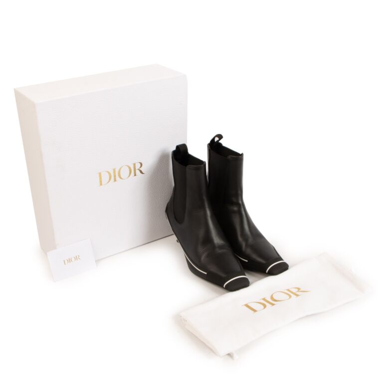 Christian Dior Black D-motion Heels - Size 38.5 ○ Labellov