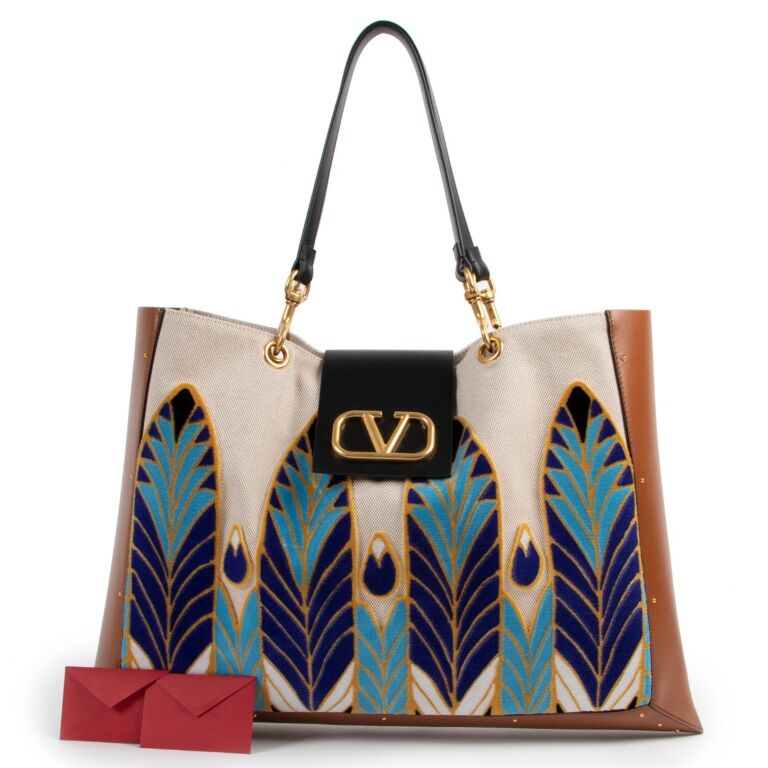 トートバッグ Valentino Garavani 'Medium Tote Vlogo' Shopping Bag VALENTINO GARAVANI Torba shopper VLOGO SIGNATURE TOTE MEDIUM