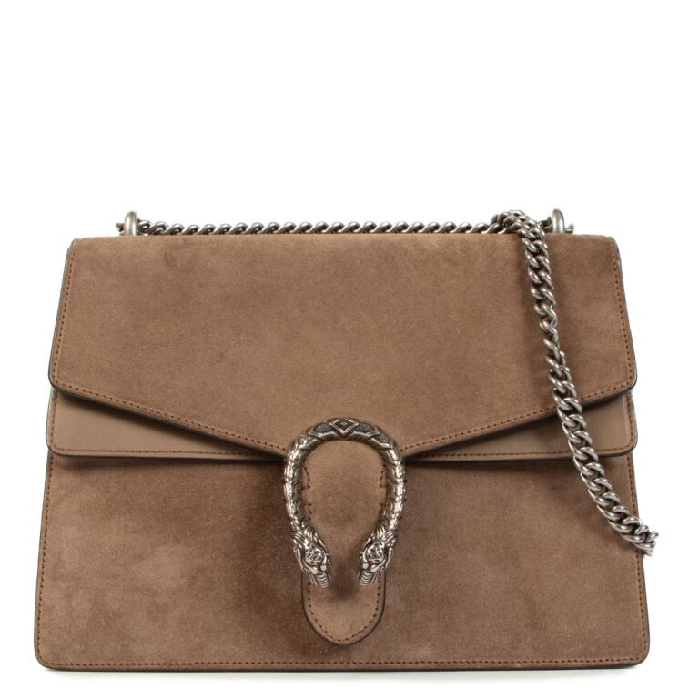 Gucci dionysus medium taupe new arrivals