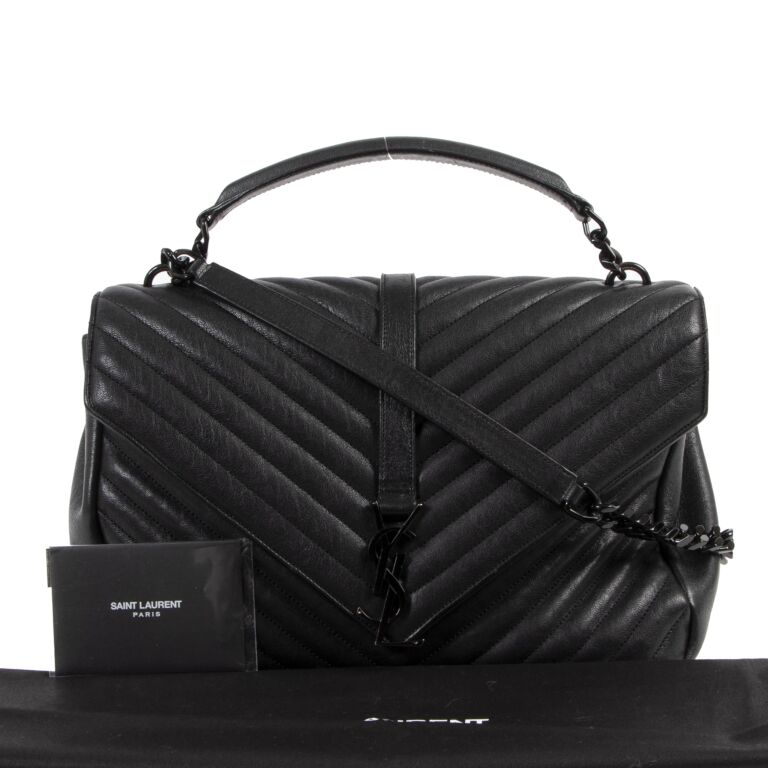 Saint Laurent So Black College Large Bag Labellov Buy and