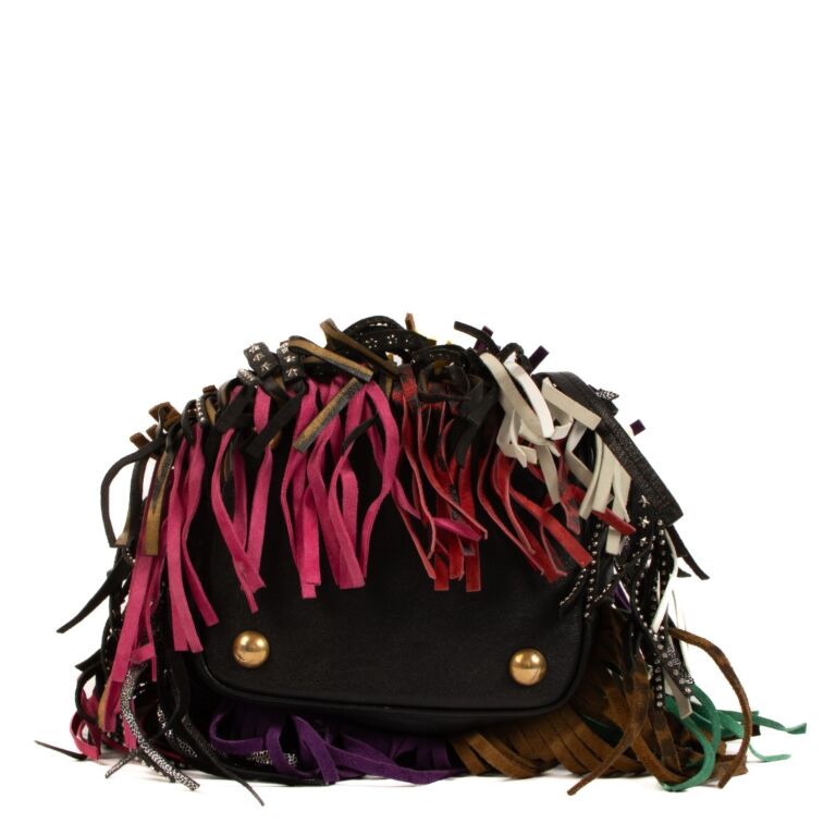 Saint Laurent Multicolor Fringe Emmanuelle Crossbody Labellov