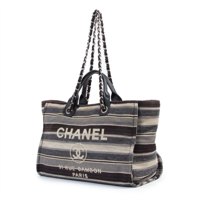 Chanel deauville 2025 tote 2018