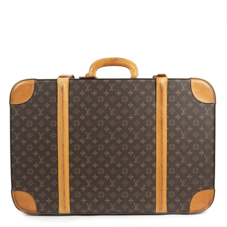 Sold at Auction: (3 Pc) Vintage Louis Vuitton Monogram Luggage Suitcase