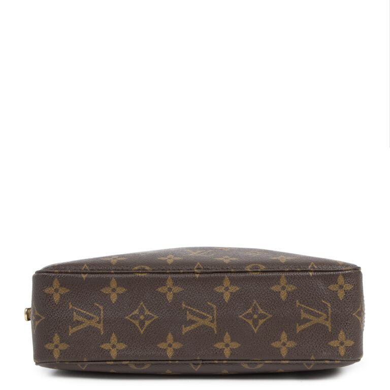 Louis Vuitton Trousse Toiletry Bag Monogram 23 Brown