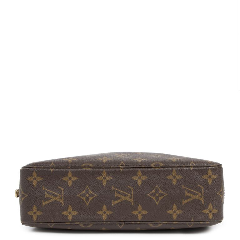 Louis Vuitton Trousse Toilette 23 Monogram Canvas Cosmetic Pouch Brown