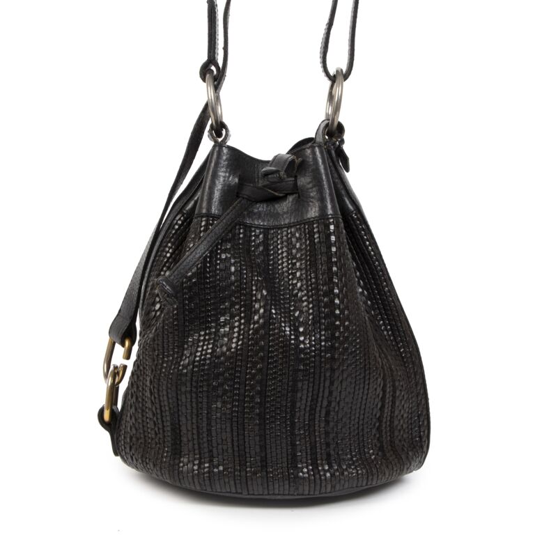 Delvaux Toile De Cuir Black Shoulder Bag Labellov Buy and Sell ...