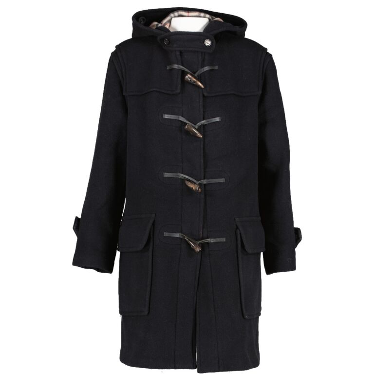 Burberry wool duffle coat top