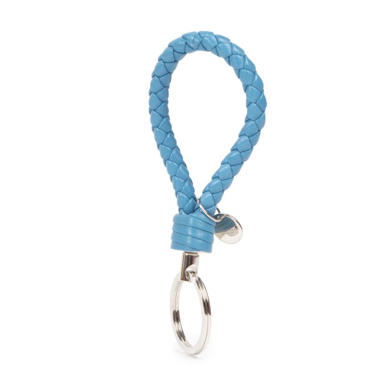 【BOTTEGA VENETA】★関税込★Intrecio key ring Bottega Veneta® Men's Intreccio Key Ring in Fondant. Shop
