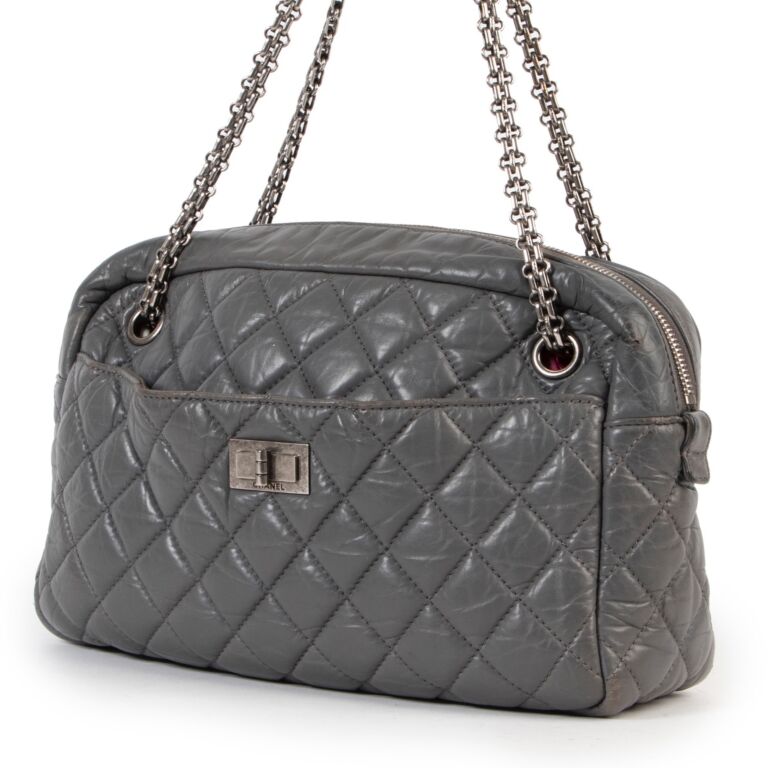 Chanel Grey Reissue 2.55 Camera Bag ○ Labellov ○ Buy and Sell Authentic  Luxury
