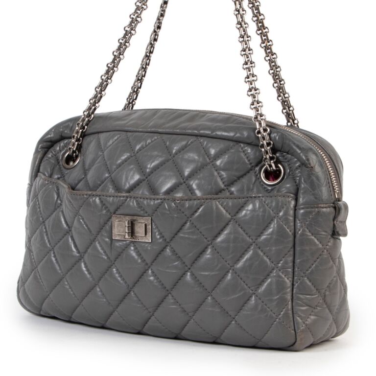 Chanel grey bag price new arrivals
