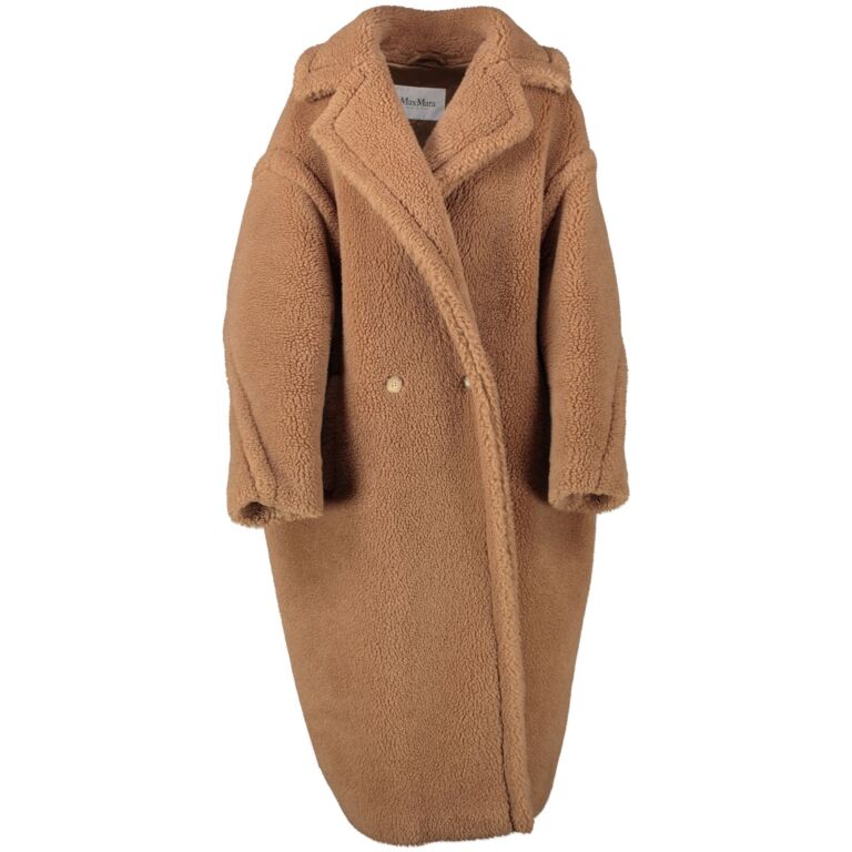 Max Mara Camel Teddy Coat - Size M Labellov Buy and Sell Authentic Luxury
