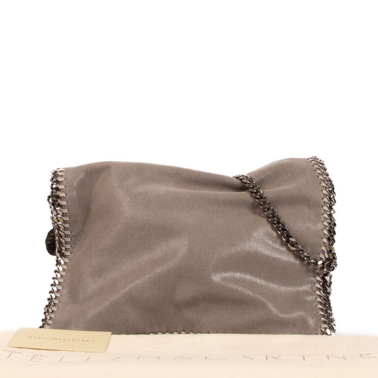 【関税&送料込】Stella Mccartney Wide-Leg Light Grey Falabel Women Grey Falabella Fold-Over Tote | Stella McCartney US