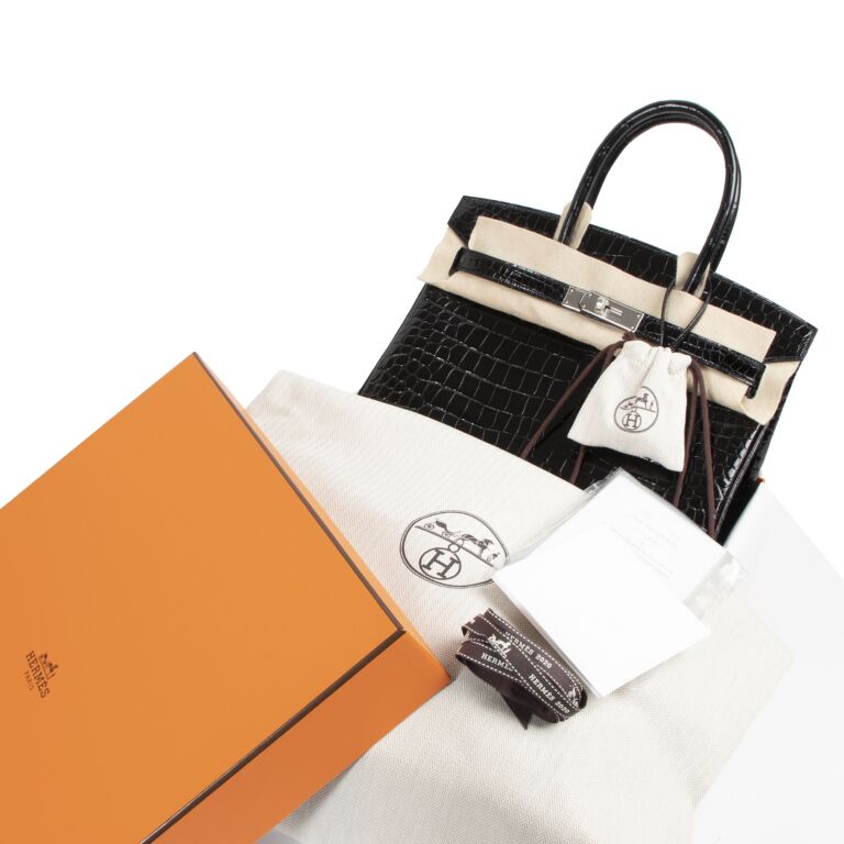 Hermes Birkin 30 Orange Crocodile PHW