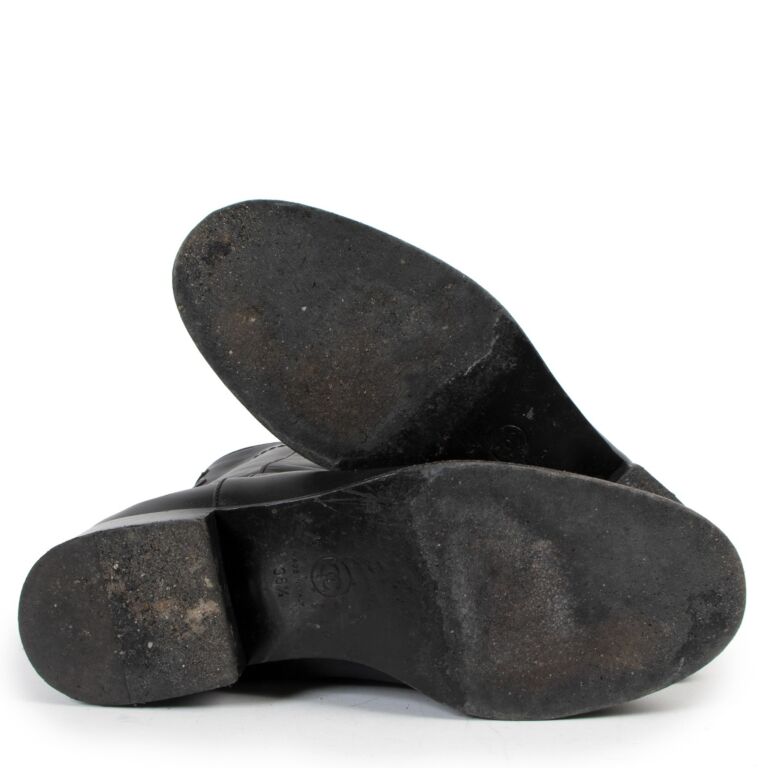Chanel top ascot boots