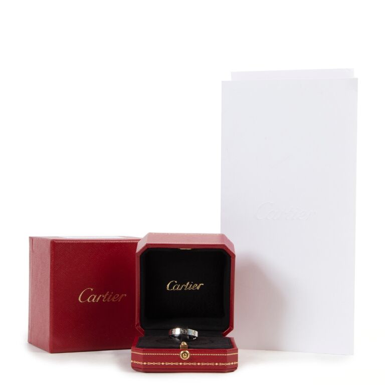 Cartier Love wedding Band Ring 1 Diamond size 58 Labellov