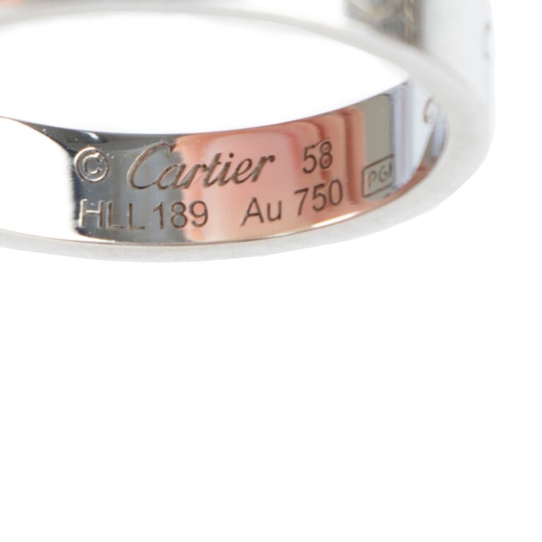 Cartier love wedding band 1 diamond on sale